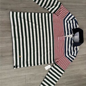 Brooks Brothers Striped Shirt - Green, Red, and Blue